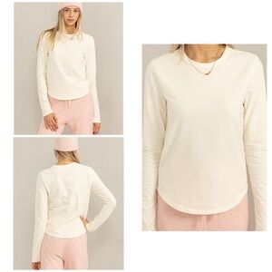 Crew Neck Long Sleeve Top